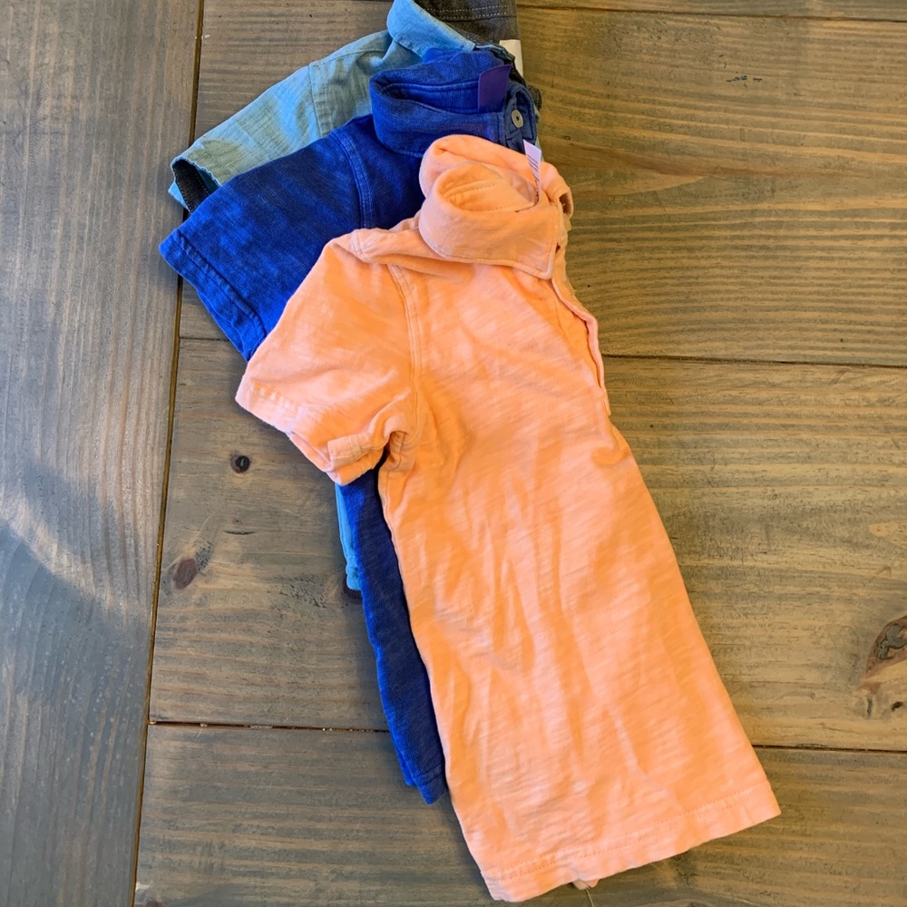 Collared shirt lot Size 3T short sleeve boy GUC